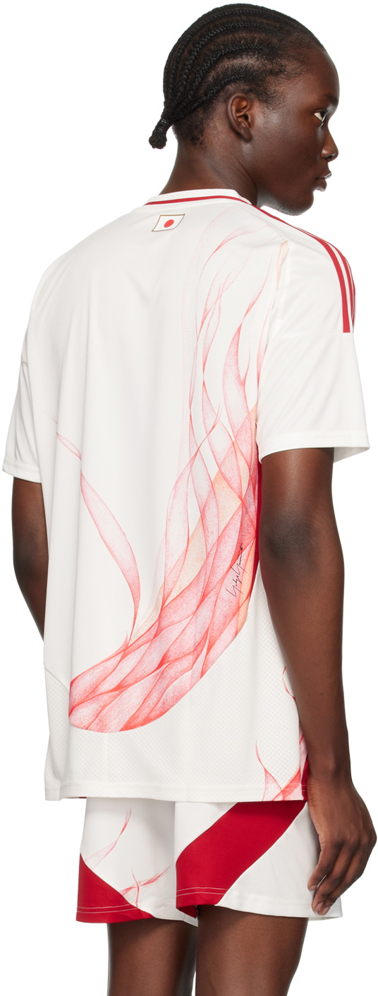 Y-3 White JFA Edition Away Jersey T-Shirt Y-3