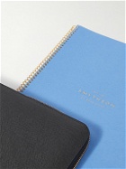 Smythson - Panama Cross-Grain Leather Zipped Folder