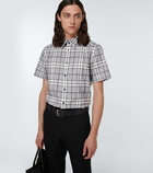 Burberry - Checked cotton poplin shirt