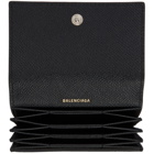 Balenciaga Black Ville Accordion Card Holder