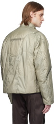 A. A. Spectrum Gray Transfo Convertible Down Jacket
