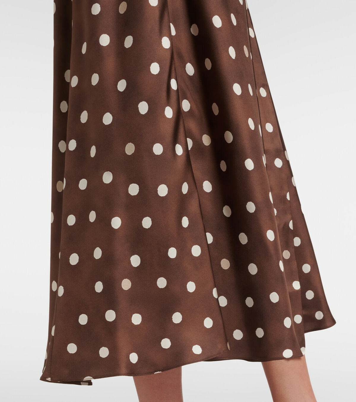 'S Max Mara Martina polka-dot silk midi dress