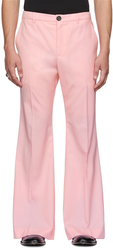 Photo: LU'U DAN Pink 70's Bellbottom Trousers