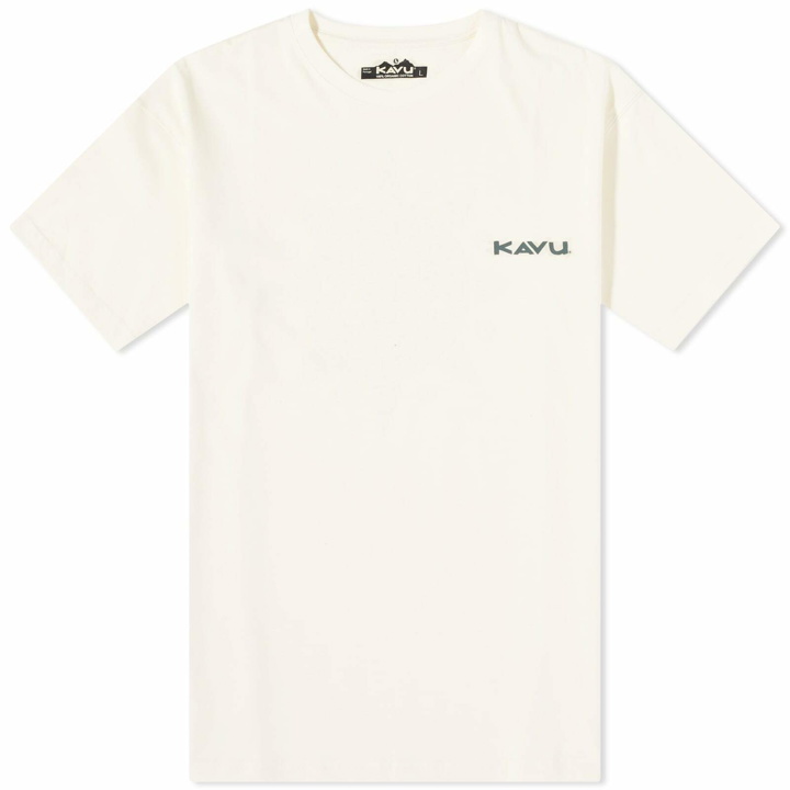 Photo: KAVU Men's Compass T-Shirt in Off White
