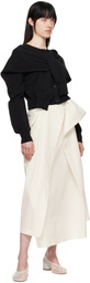 ISSEY MIYAKE Off-White Ample Maxi Skirt