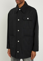 Ami Paris Canvas Overshirt Black
