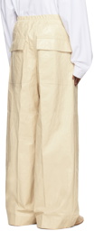 Dries Van Noten Beige Overdyed Trousers