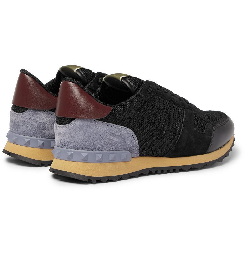 Valentino Garavani Rockrunner メッシュスニーカー Rockrunner mesh sneakers in black - Valentino Garavani