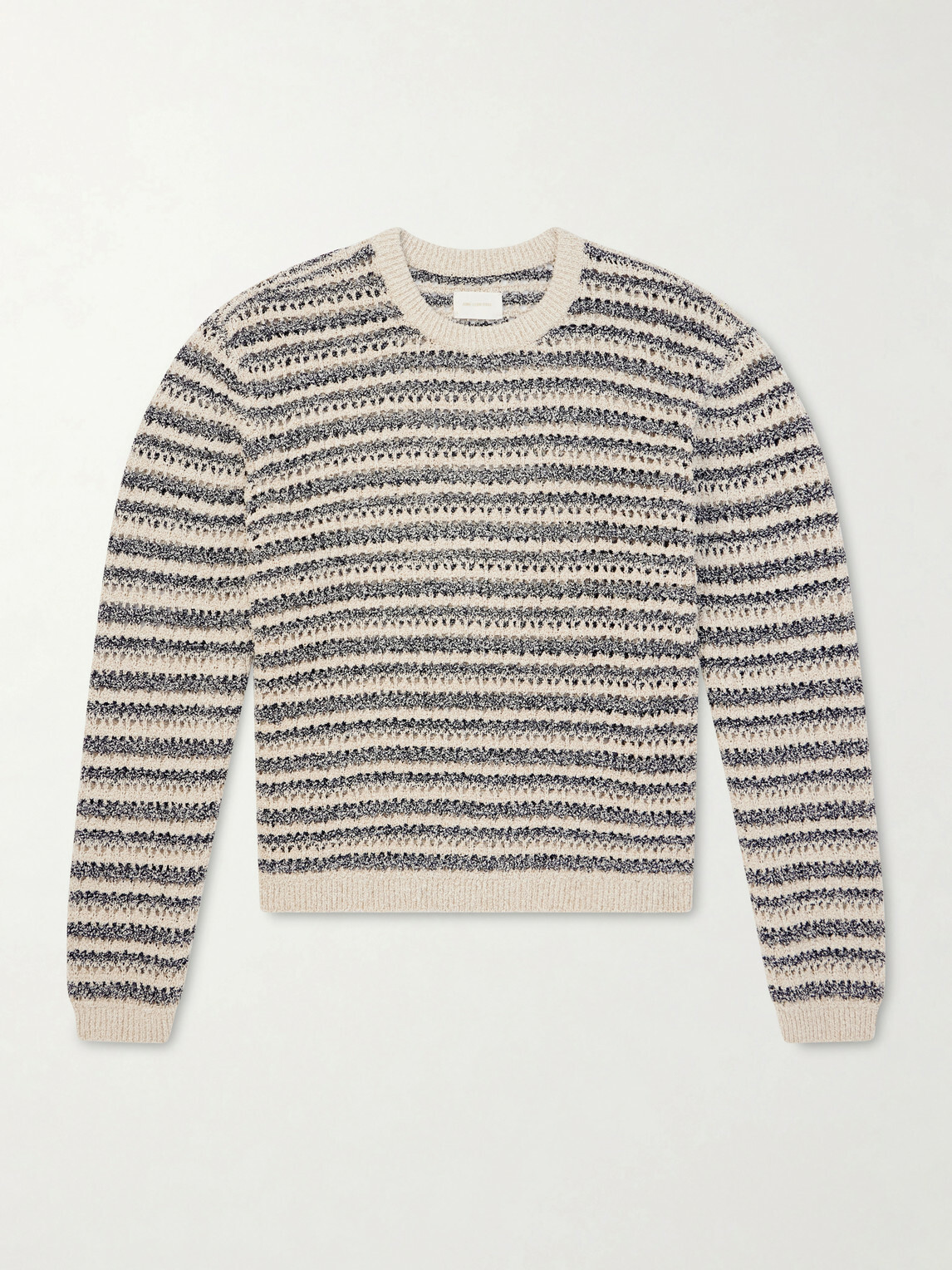 Aimé Leon Dore - Striped Open-Knit Cotton-Blend Sweater - Multi