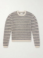 Aimé Leon Dore - Striped Open-Knit Cotton-Blend Sweater - Multi