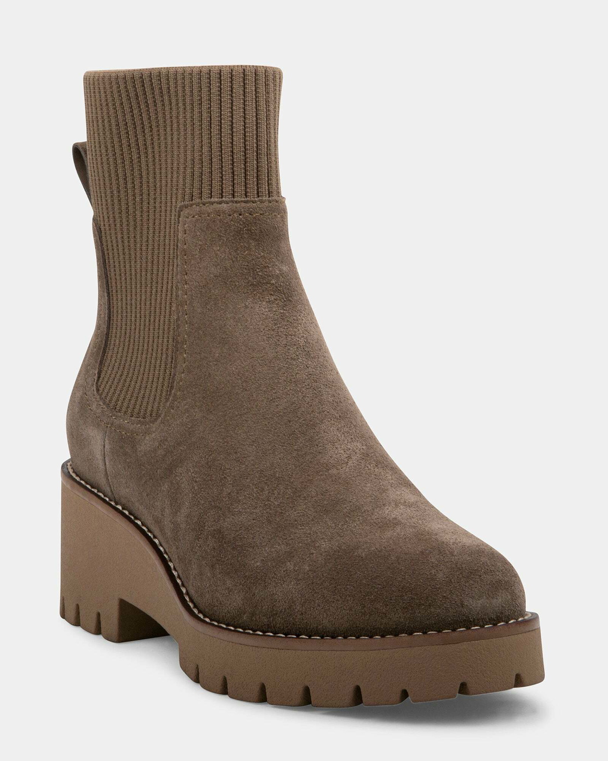 Steve Madden Delta Booties in Taupe