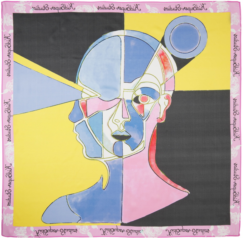 KidSuper Multicolor Bauhaus Scarf