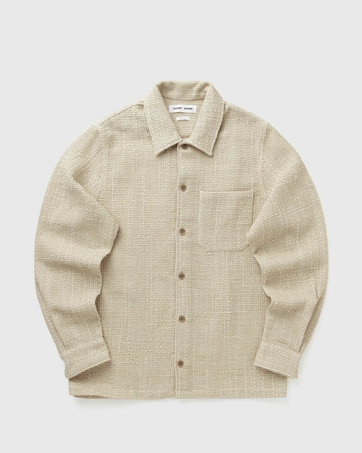 Samsøe & Samsøe SATAKA JC OVERSHIRT 15846 Beige Mens Longsleefe
