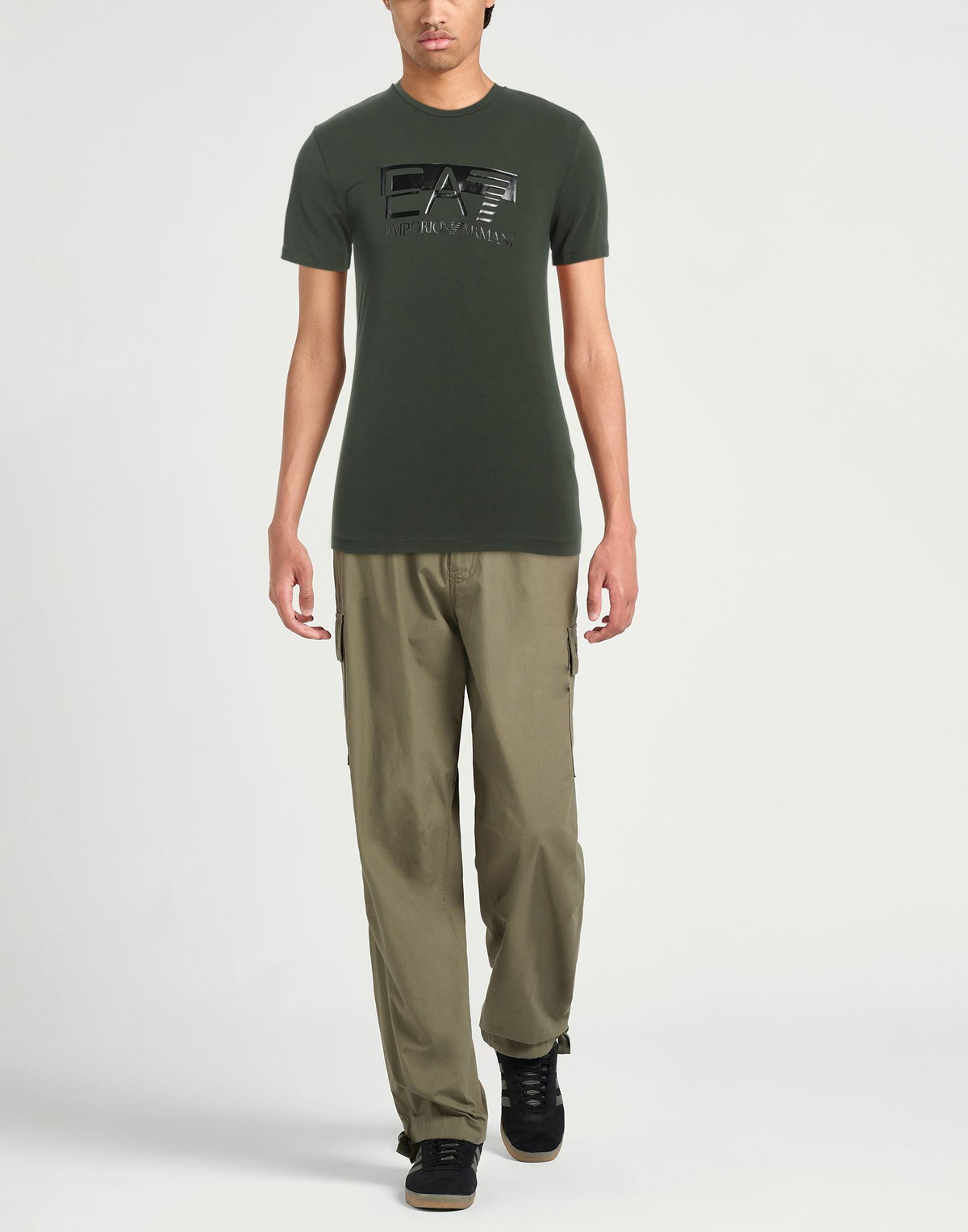 Ea7 Mens T-shirt Military in Green