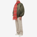 Acne Studios Men's Veny Tartan Scarf in Red