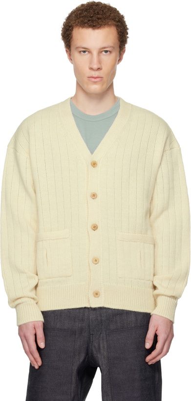 Photo: visvim Off-White Knit Cardigan