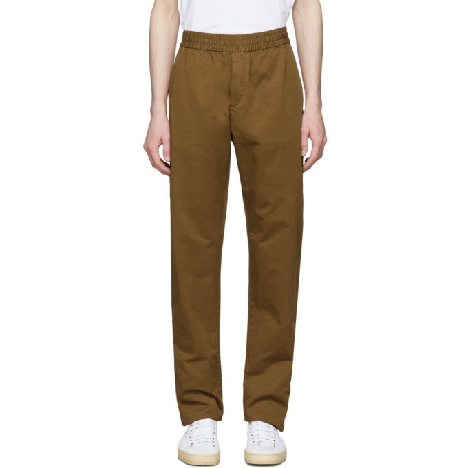 Photo: Sunspel Brown Drawstring Trousers