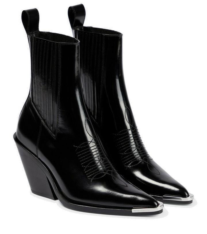 Photo: Paco Rabanne Leather ankle boots