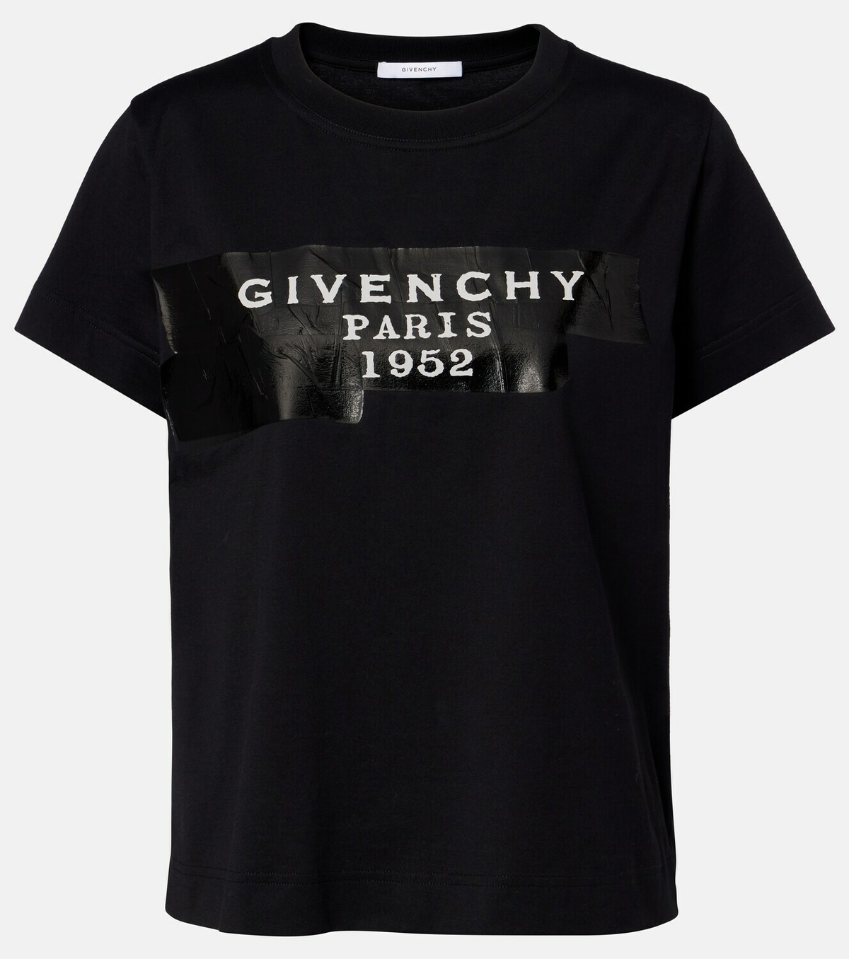 Givenchy Distressed printed cotton jersey T-shirt