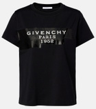 Givenchy Distressed printed cotton jersey T-shirt