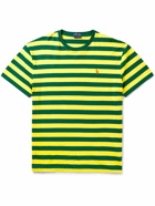 Polo Ralph Lauren - Striped Cotton-Jersey T-Shirt - Yellow