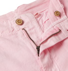Polo Ralph Lauren - Maritime Slim-Fit Linen and Cotton-Blend Shorts - Pink