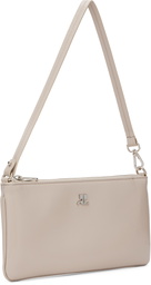 Courrèges Beige Zipped Naplack Pouch