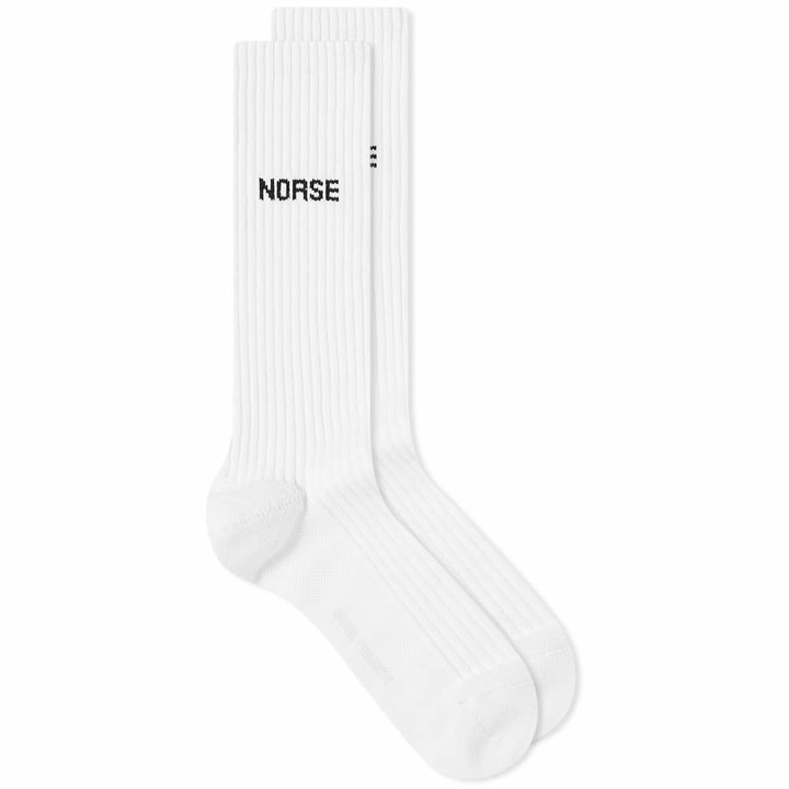 Photo: Norse Projects Bjarki Norse Cordura Logo Sock