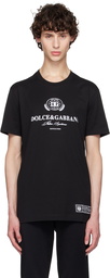 Dolce&Gabbana Black Logo Print T-Shirt