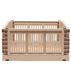 HAY Medium Square Recycled Colour Crate in Powder 