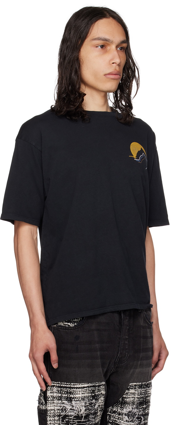 Rhude Black Fibres T-Shirt