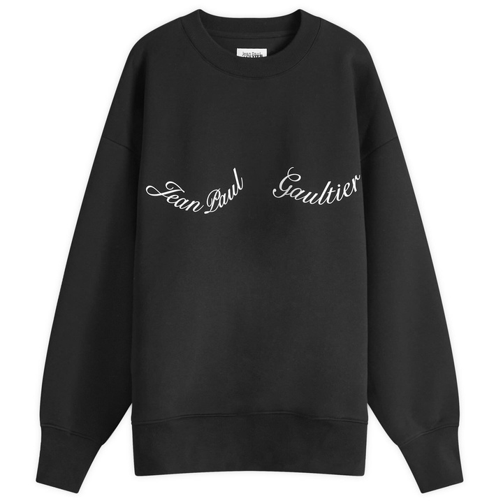 Photo: Jean Paul Gaultier Women's Logo Sweater in Black/White