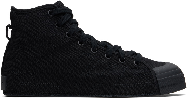 Photo: Y-3 Black Nizza Hi Sneakers