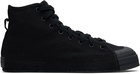 Y-3 Black Nizza Hi Sneakers
