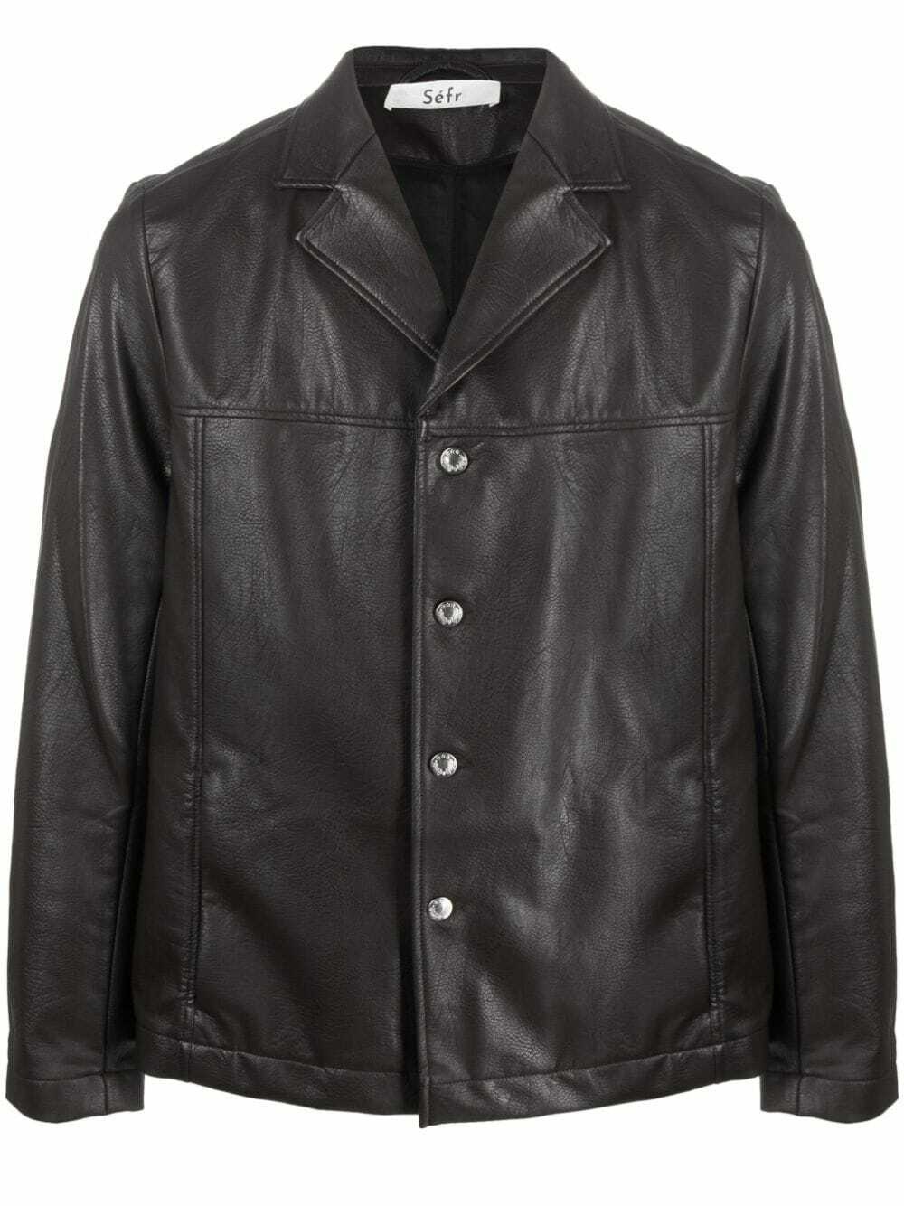 Séfr - Truth Faux Leather Jacket - Black Séfr