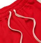 Gucci - Webbing-Trimmed Tech-Jersey Shorts - Red