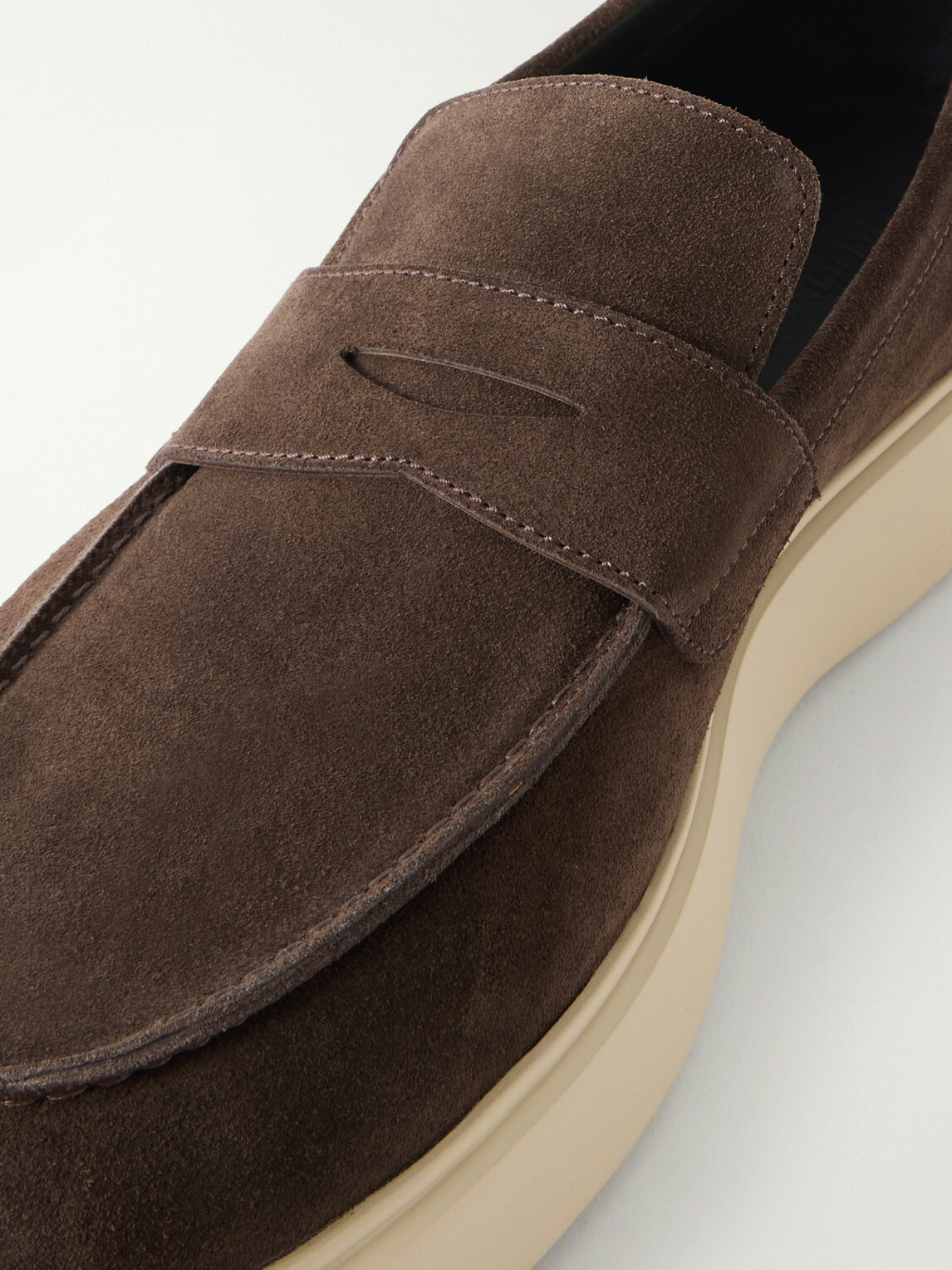 Officine Creative - Frame 001 Suede Loafers - Brown