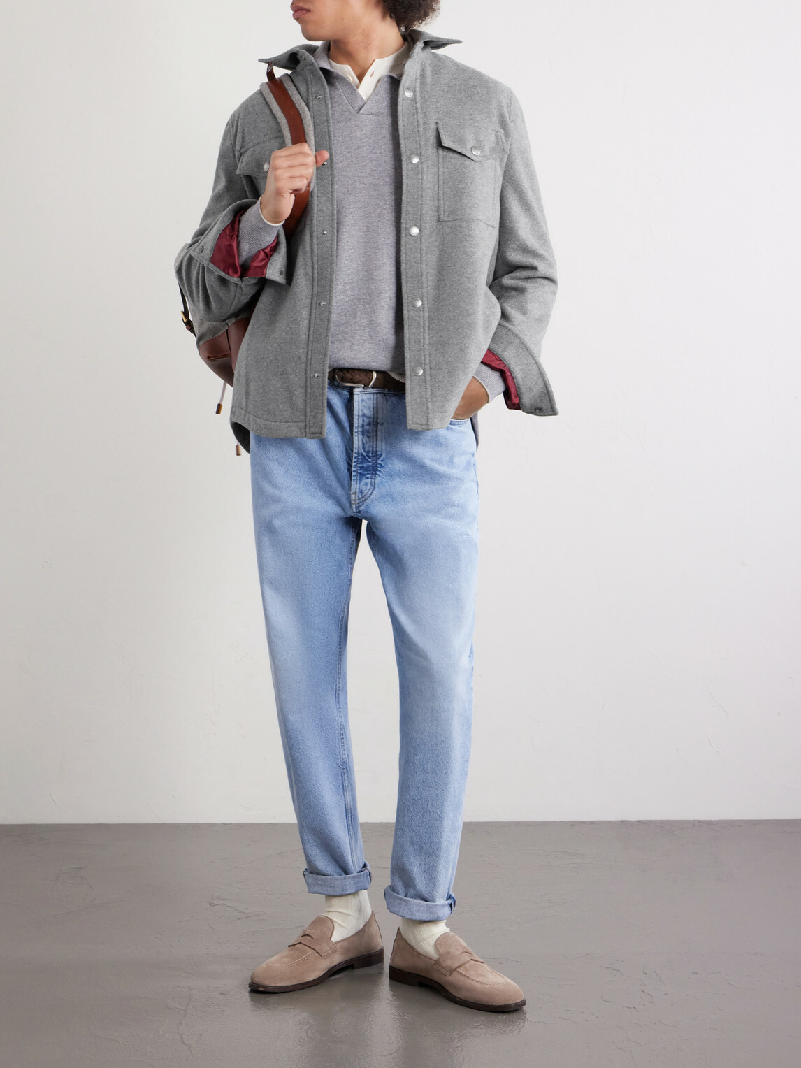 Brunello Cucinelli - Cashmere Overshirt - Gray