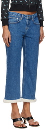 Sandy Liang Blue Moni Jeans