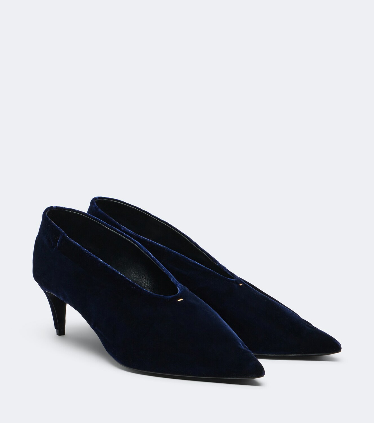 Khaite Miriam velvet pumps