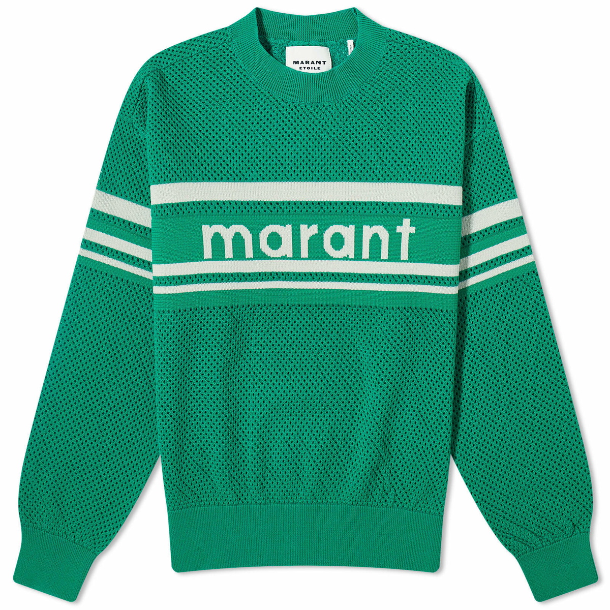 Isabel Marant Étoile Women's Arwen Logo knit in Emerald