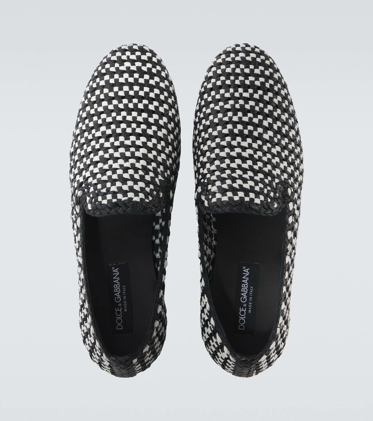 Dolce&Gabbana Formale woven leather loafers