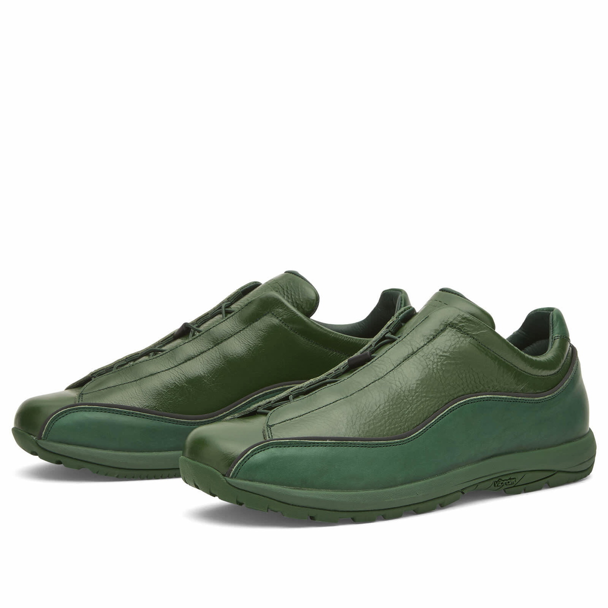 Diemme Men's Licata in Green Crackled Patent Leather