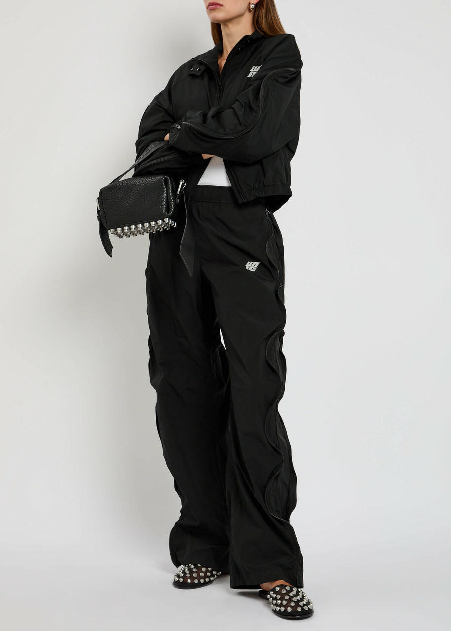 Alexanderwang.t Zip Shell Track Pants Black