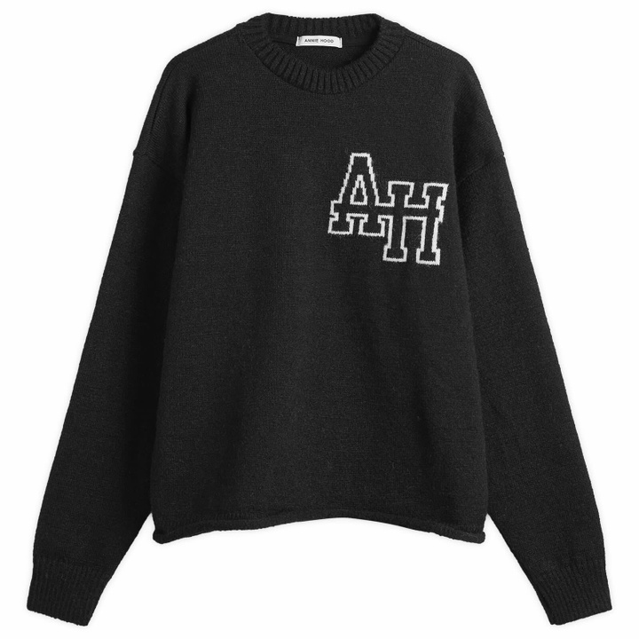Photo: ANNIE HOOD Men's Knit Jumper in Black