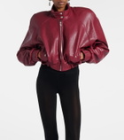 Magda Butrym Cropped leather jacket
