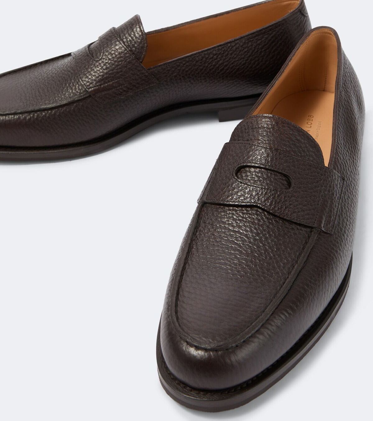 John Lobb Leather penny loafers