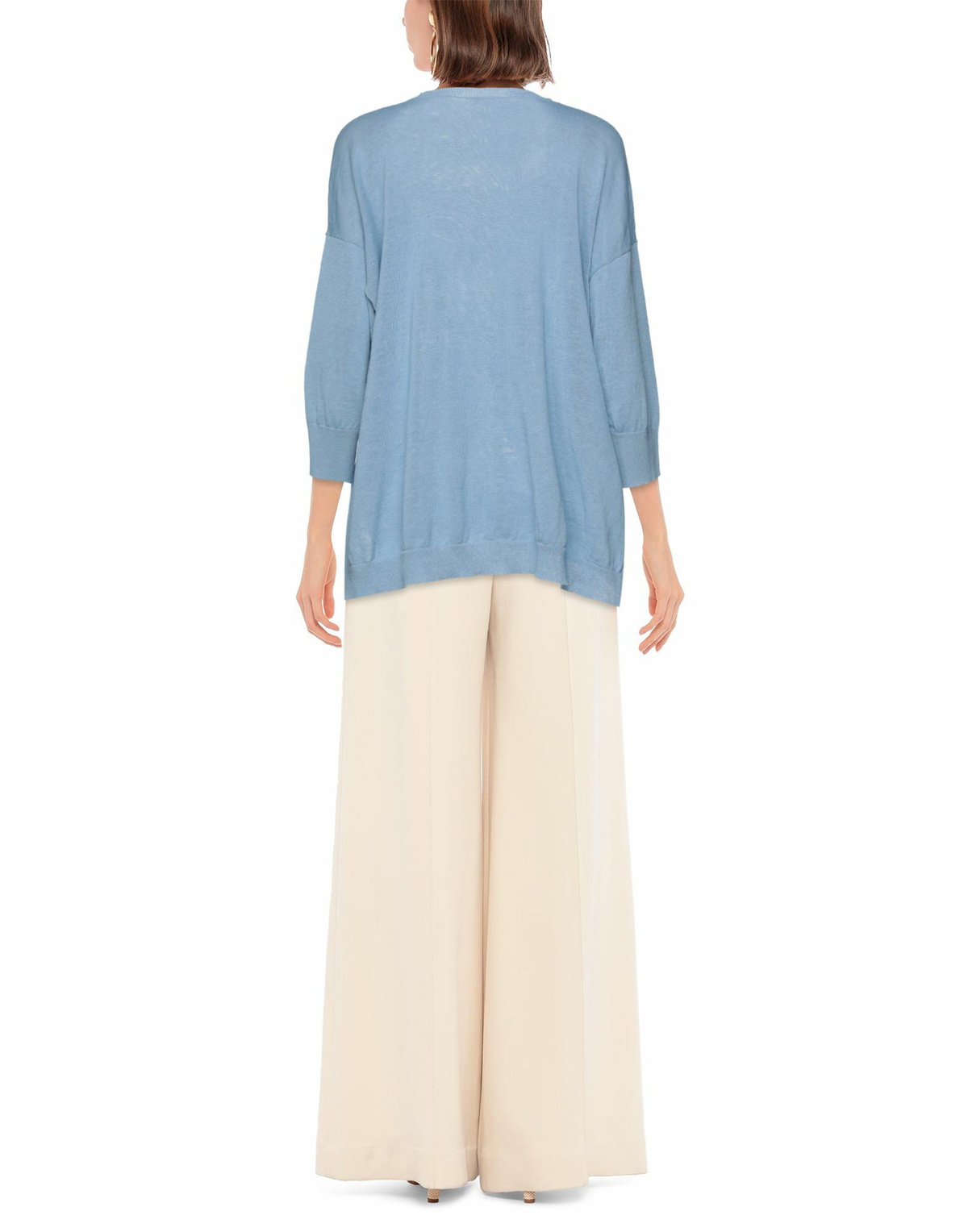 Peserico Womens Sweater Sky in Blue