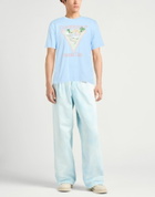 Casablanca Mens T-shirt Sky in Blue