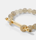 Ananya Chakra 18kt gold bracelet with gemstones